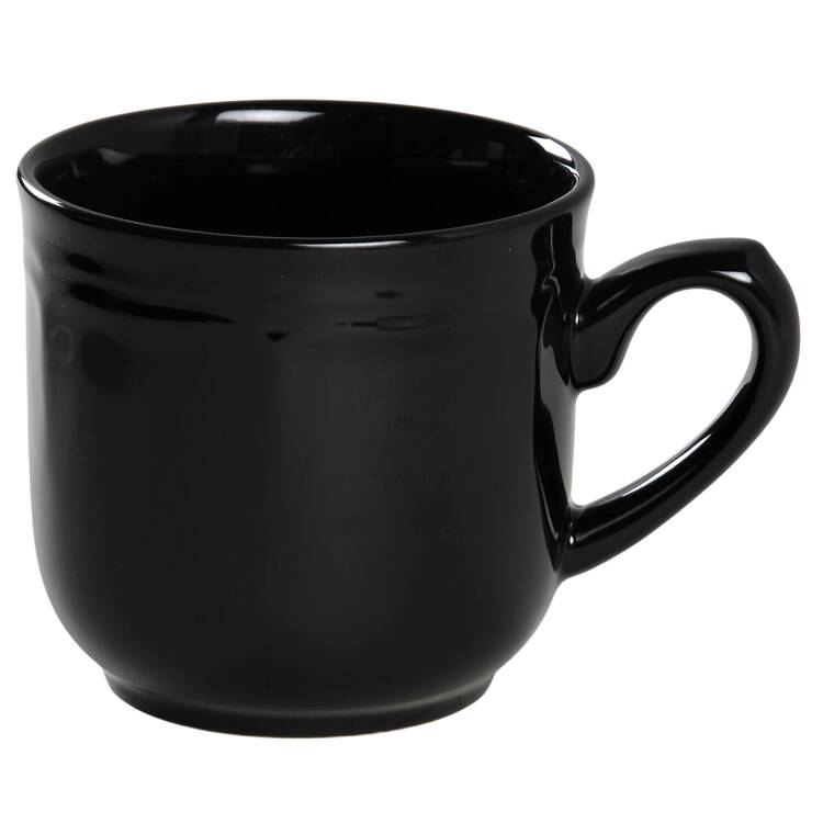Fifth Ave Black Flat Cup