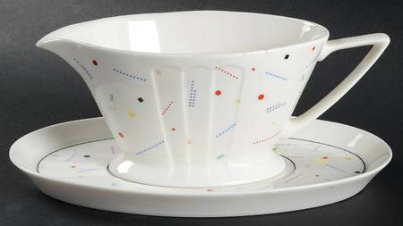 Fireworks Gravy Boat & Underplate