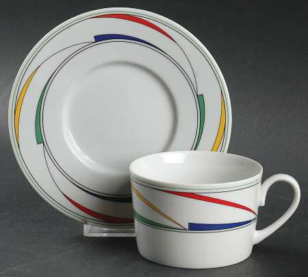 Flat Cup & Saucer Set