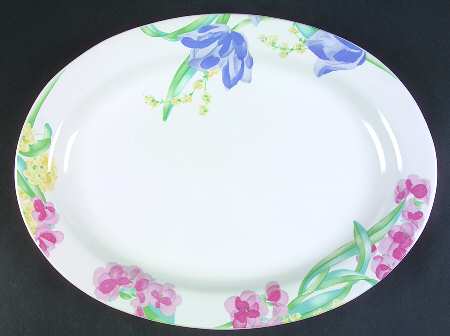 Floradale (China, Taiwan) 13" Oval Serving Platter