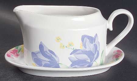 Floradale (China, Taiwan) Gravy Boat & Underplate