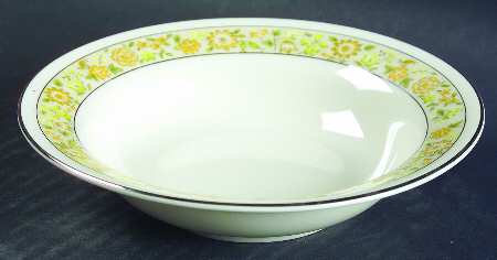 Flower Song Rim Fruit/Dessert (Sauce) Bowl