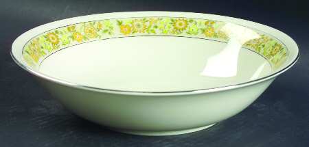 Flower Song 9" Round Vegetable Bowl