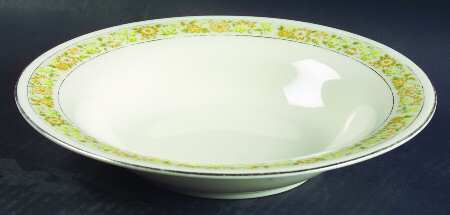 Flower Song Rim Soup Bowl