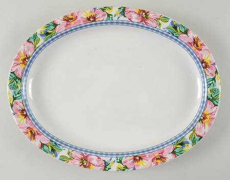 French Garden 14" Oval Serving Platter