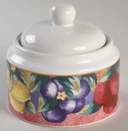 Fruit Sorbet Sugar Bowl & Lid