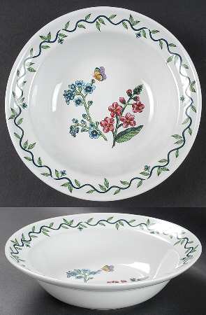 Garden Path 8" Round Vegetable Bowl