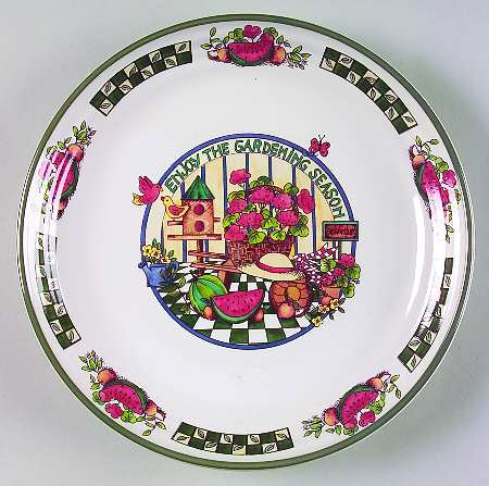 Gardening Season Salad Plate