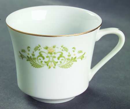 Golden Scroll Flat Cup
