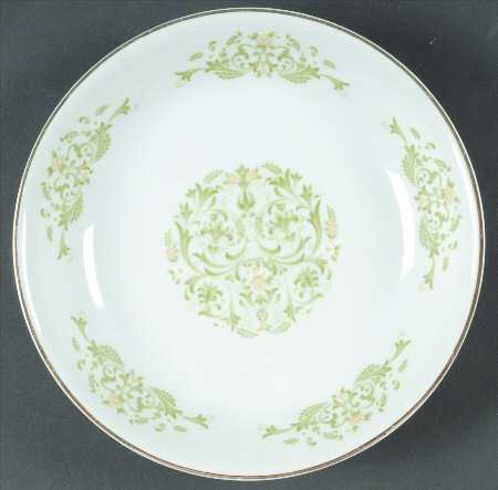 Golden Scroll Coupe Soup Bowl