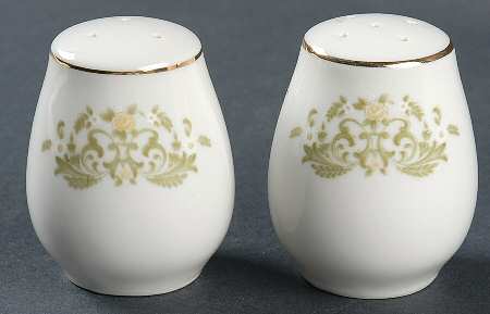 Golden Scroll Salt & Pepper Set