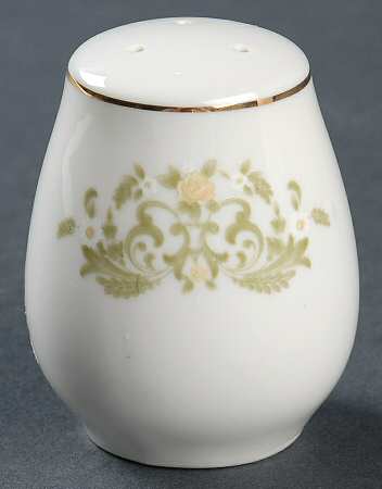Golden Scroll Salt Shaker