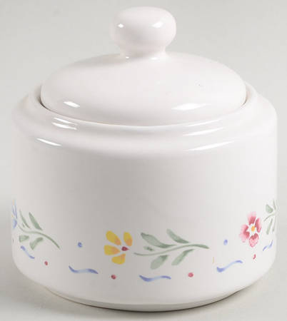 Greta (Rim, No Trim) Sugar Bowl & Lid