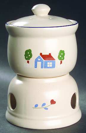 Habersham Country Potpourri & Lid with Stand