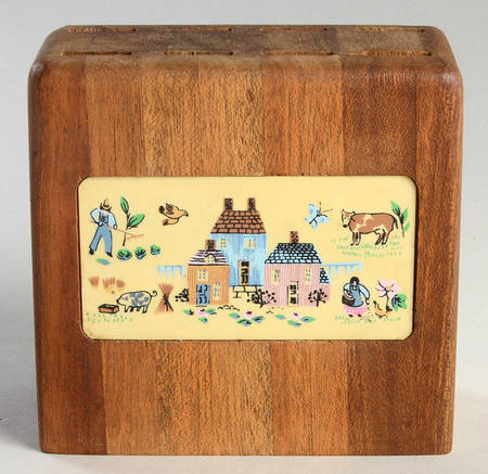 Heartland Small Wood Knife Tray (Holds 8 Steak Knifes)