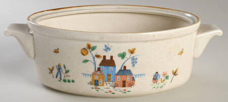 Heartland 2 Quart Oval Covered Casserole No Lid