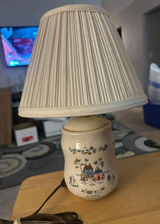 Heartland 14" Electric Lamp & Shade