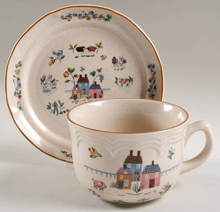 Heartland Breakfast Set (Breakfast Cup & Salad Plate)