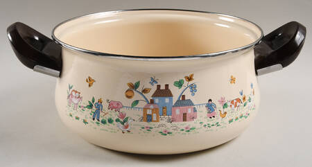 Heartland 4 Quart Metal Covered Casserole, No Lid