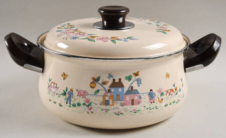 Heartland 4 Quart Metal Covered Casserole