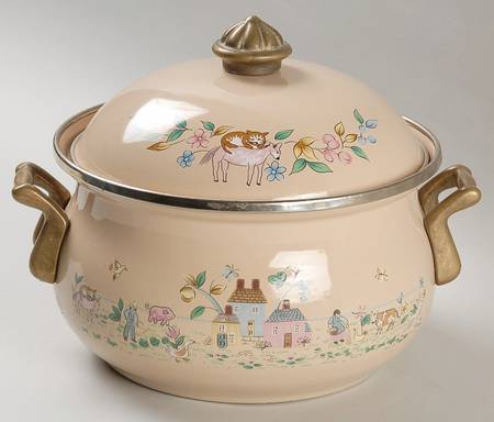 Heartland 2.5 Quart Metal Round Covered Casserole