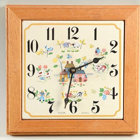 Heartland Wood Hanging Wall Clock