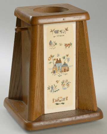 Heartland Wood Utensil Caddy-No Utensils