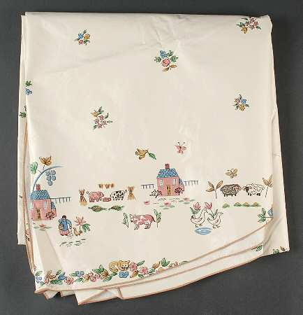 Heartland Round Vinyl Tablecloth