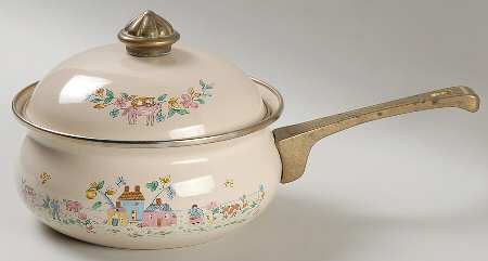 Heartland 1 Qt Metal Covered Saucepan