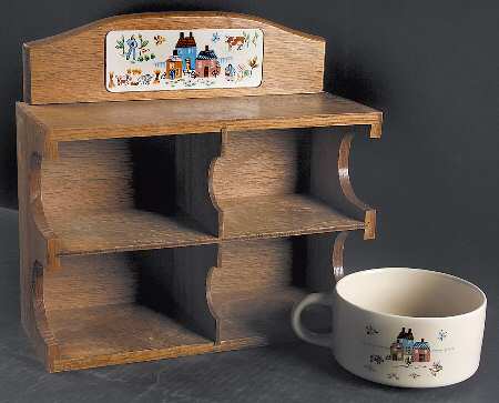 Heartland Wood Rack for Soup Mug Set