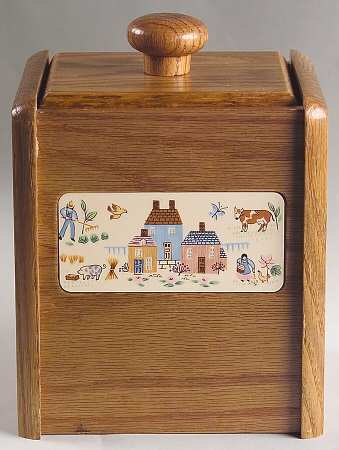 Heartland Medium Wood Canister & Lid