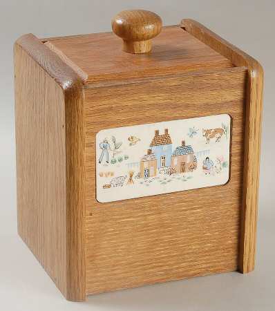 Heartland Small Wood Canister & Lid
