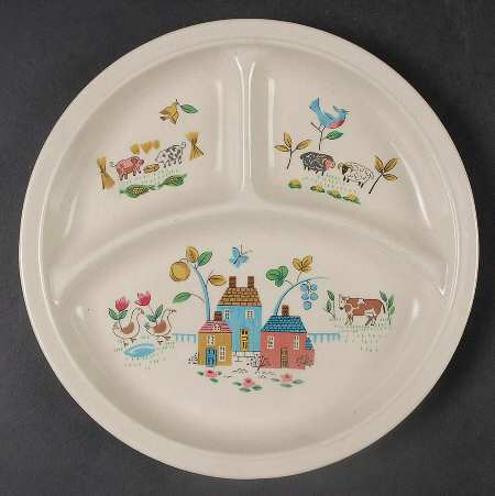 Heartland Melmac/Melamine Child's Plate