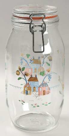 Heartland 10" Glassware Canister with Hinged Lid