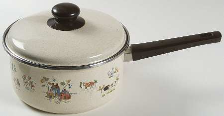 Heartland 3 Quart Covered Metal Saucepan