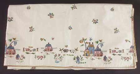 Heartland Square Vinyl Tablecloth