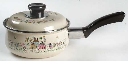 Heartland 1 1/2 Quart Covered Metal Saucepan