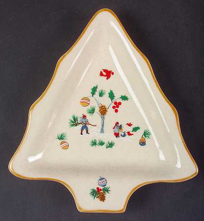 Heartland Christmas 1 Part Small Tree Shaped Dish