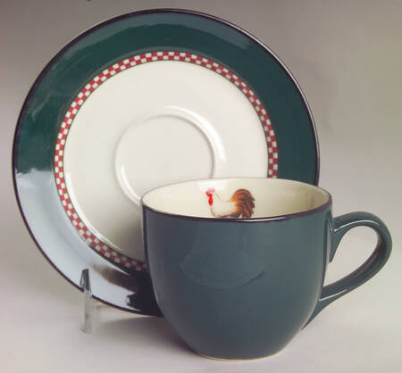 Henry & Company Flat Cup & Saucer Set