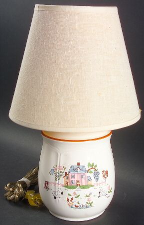 Heartland Village Electric Lamp & Shade
