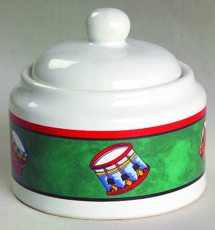 Holiday Spirit Sugar Bowl & Lid