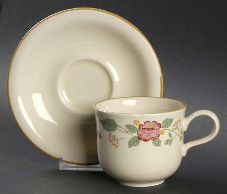 Independence 1776 Flat Cup & Saucer Set
