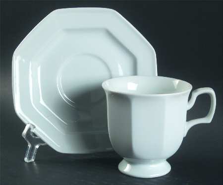 Interlude Footed Cup & Saucer Set