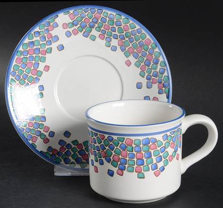 Ipanema Flat Cup & Saucer Set