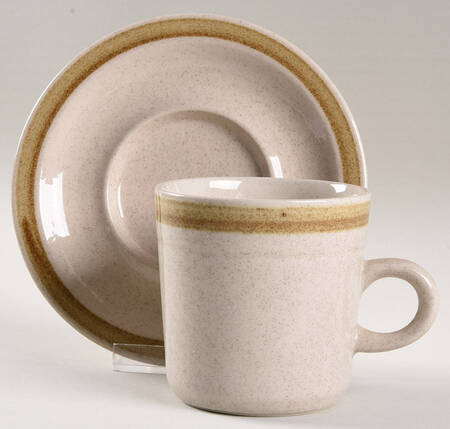 Linda Flat Cup & Saucer Set