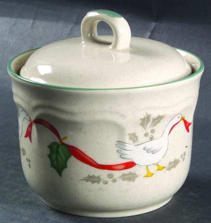 Marmalade Christmas Sugar Bowl & Lid
