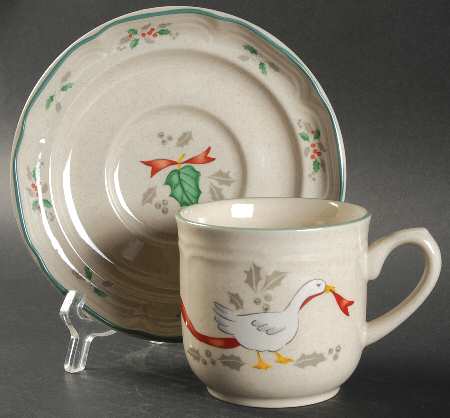 Marmalade Christmas Flat Cup & Saucer Set