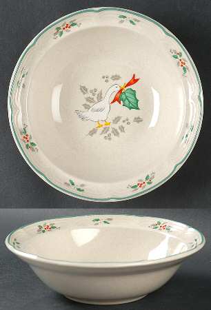 Marmalade Christmas Rim Cereal Bowl