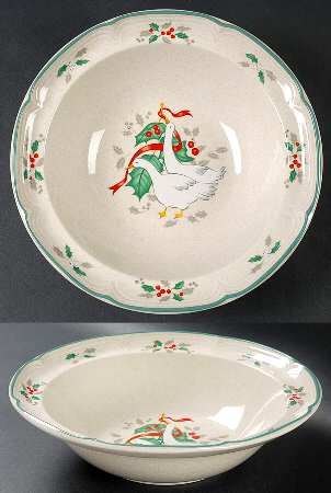Marmalade Christmas 9" Round Vegetable Bowl