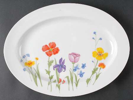 Marianne 14" Oval Serving Platter